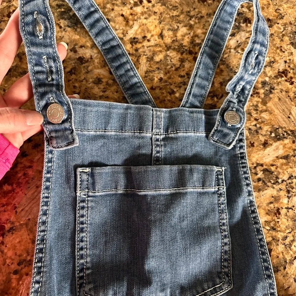 Girls Cat & Jack overalls size med 7/8 - Picture 4 of 7